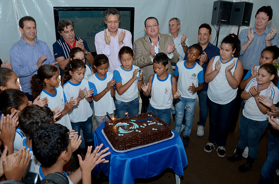 Cido Saraiva participa de aniversário da Samar