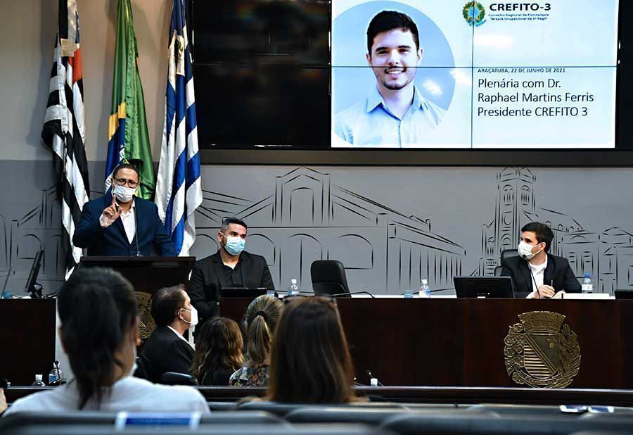 Câmara de Araçatuba recebe plenária do Crefito-3