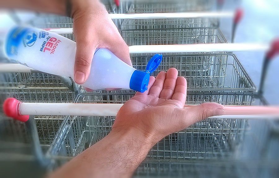 Clientes poderão higienizar os carrinhos de supermercado