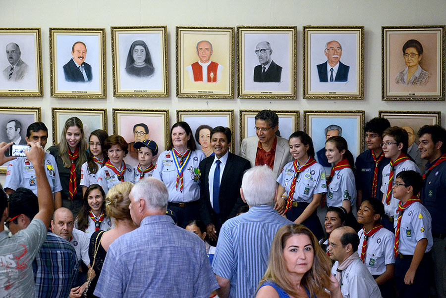 Câmara realiza a exposição do projeto Faces Históricas